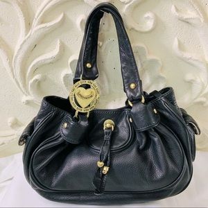 Y2K Black Leather Juicy Couture Purse